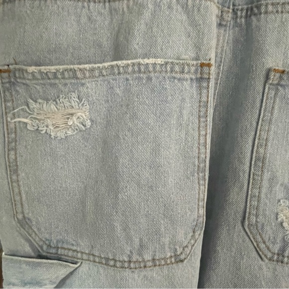 Tinseltown Rigid Ripped Overalls with Button Closures, Size XL, NWT - Picture 14 of 15